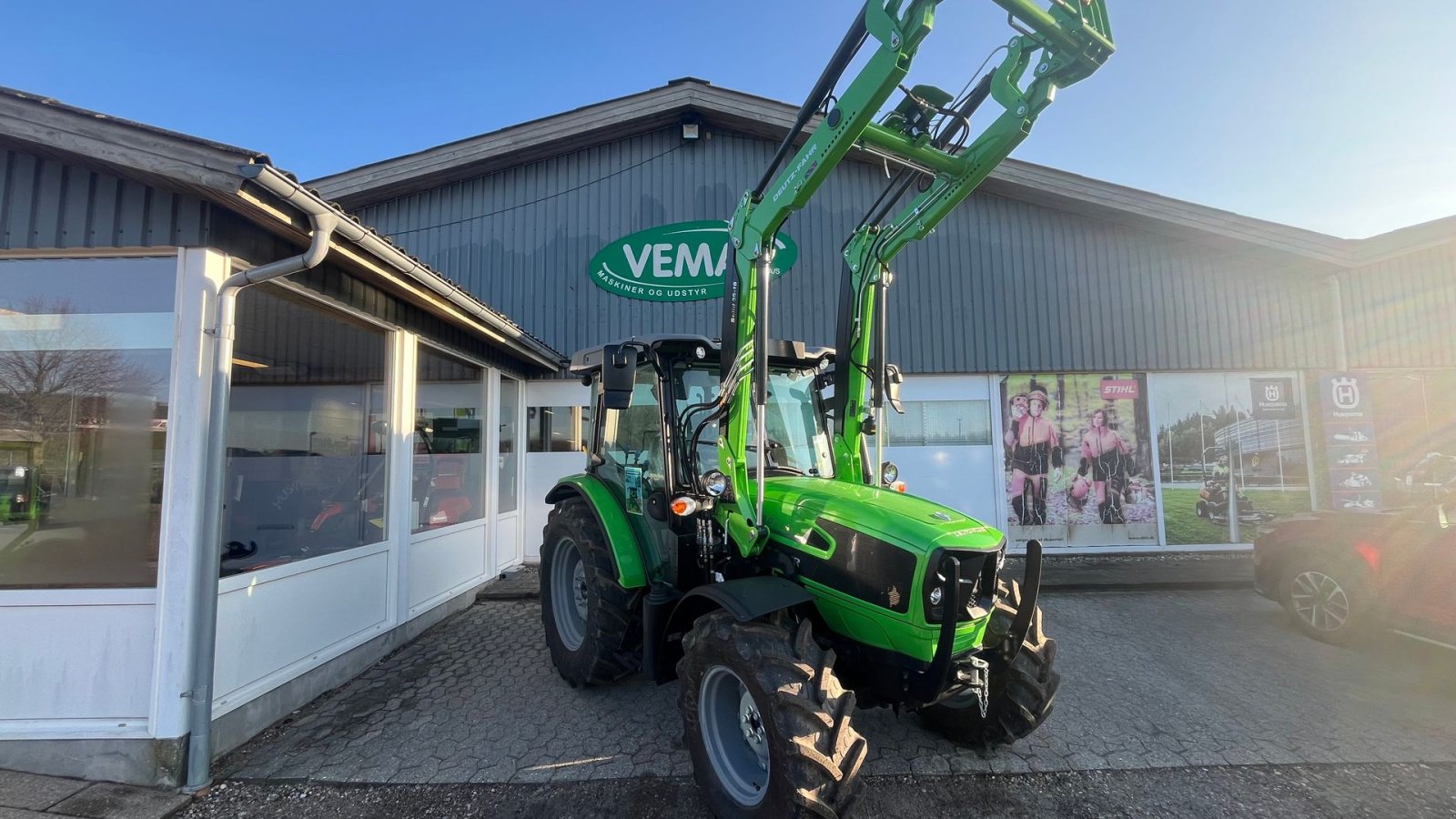 Traktor des Typs Deutz-Fahr 5080 D Keyline Inkl. STOLL Solid 35-18 frontlæsser, Gebrauchtmaschine in Vejle (Bild 2)