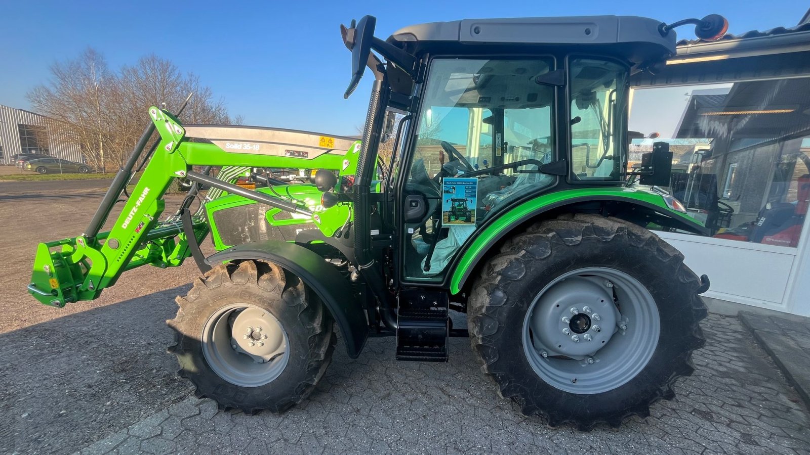 Traktor des Typs Deutz-Fahr 5080 D Keyline Inkl. STOLL Solid 35-18 frontlæsser, Gebrauchtmaschine in Vejle (Bild 8)