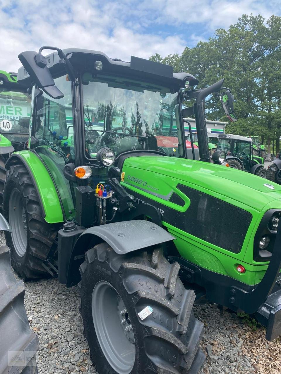 Traktor of the type Deutz-Fahr 5080 D Keyline, Neumaschine in Eslohe–Bremke (Picture 2)