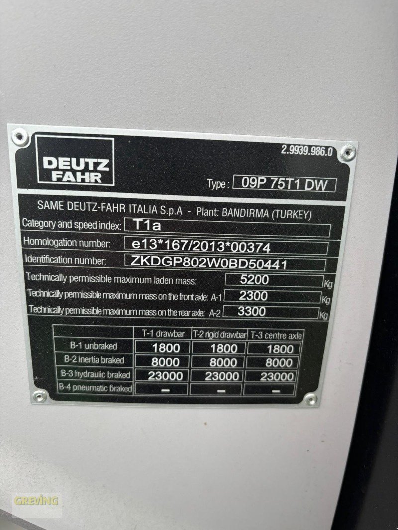 Traktor Türe ait Deutz-Fahr 5080D Keyline *Kundenauftrag*, Gebrauchtmaschine içinde Ort - Kunde (resim 12)