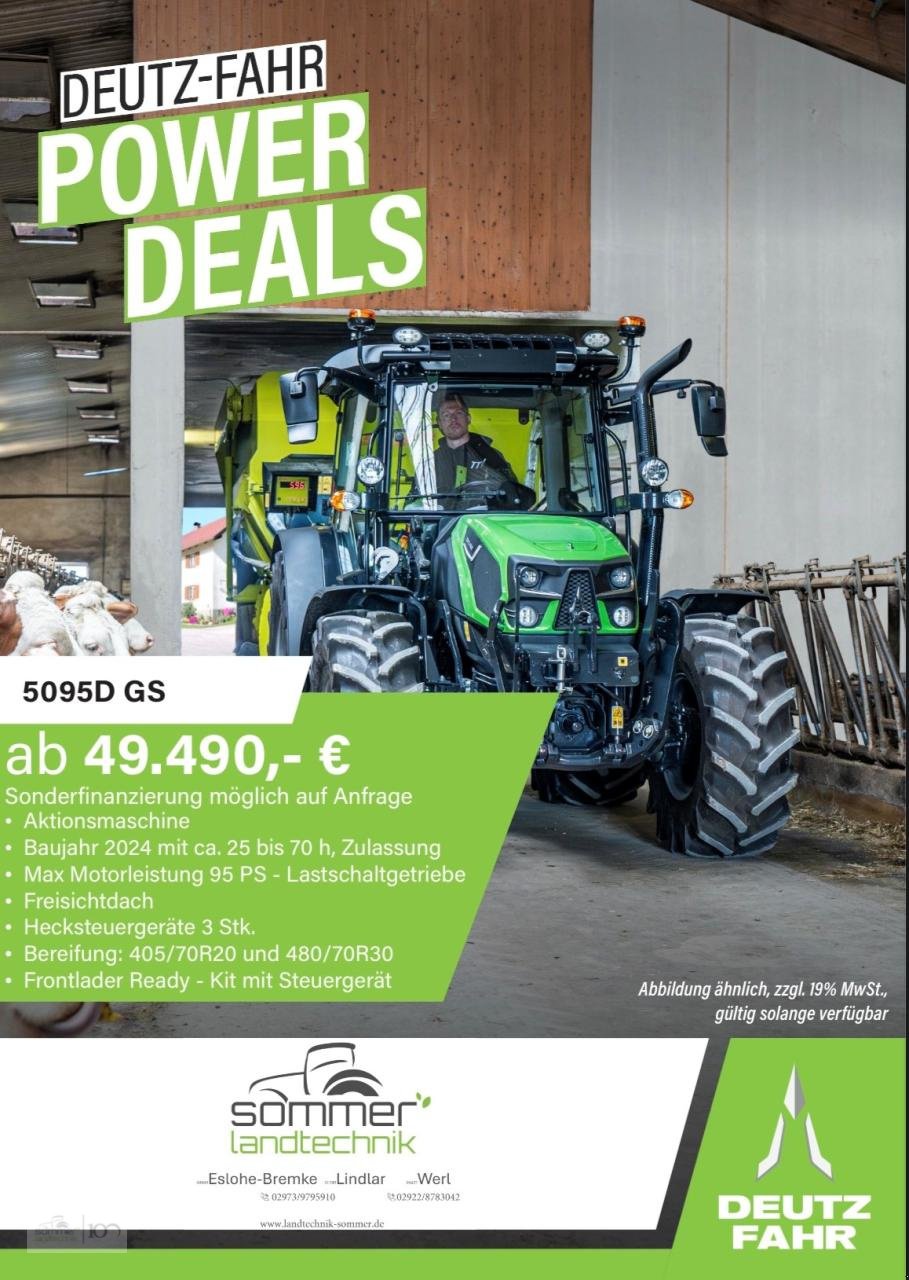 Traktor of the type Deutz-Fahr 5095 D GS STAGE V, Neumaschine in Eslohe–Bremke (Picture 6)