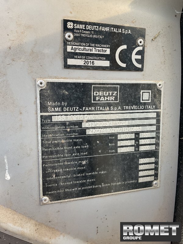 Traktor a típus Deutz-Fahr 5100 C DT GS, Gebrauchtmaschine ekkor: Gennes sur glaize (Kép 5)