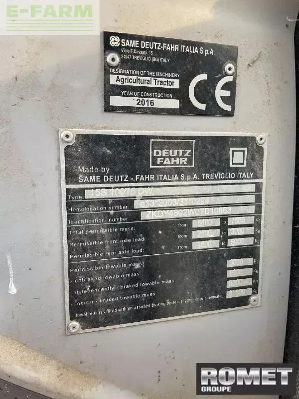 Traktor del tipo Deutz-Fahr 5100 c dt gs, Gebrauchtmaschine In GENNES-SUR-GLAIZE (Immagine 7)