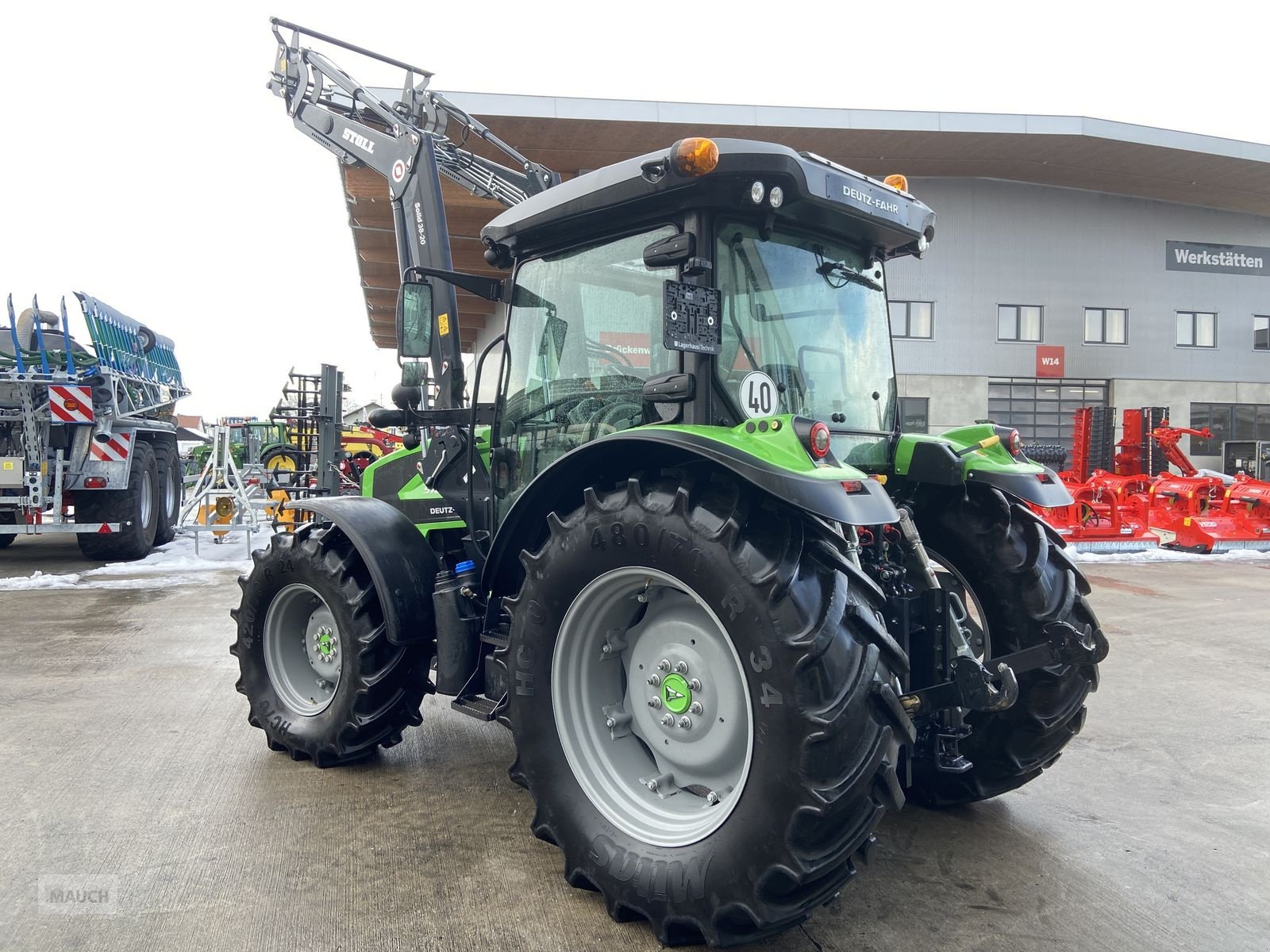Traktor типа Deutz-Fahr 5105 Keyline, Gebrauchtmaschine в Burgkirchen (Фотография 9)