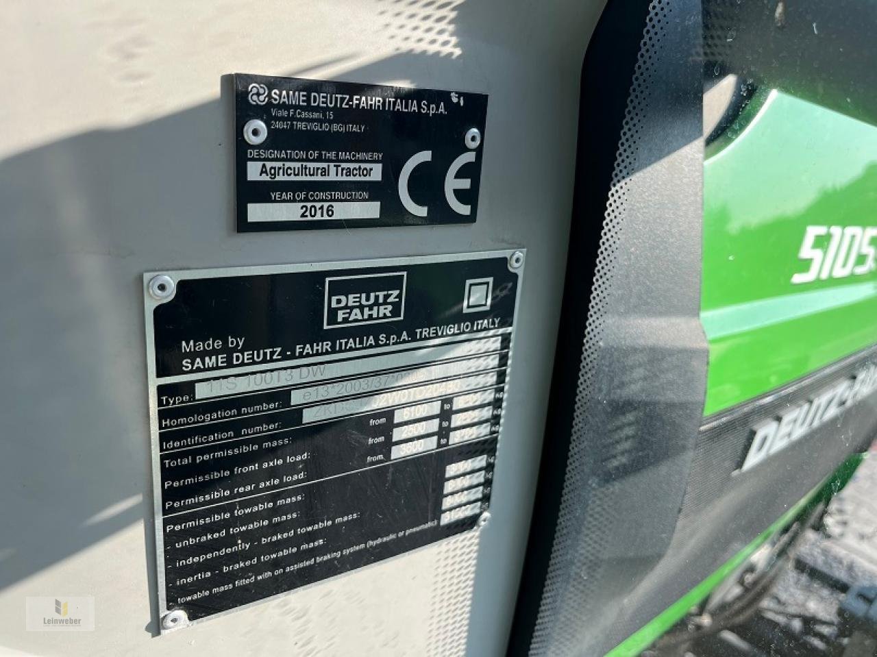 Traktor от тип Deutz-Fahr 5105.4 G, Gebrauchtmaschine в Neuhof - Dorfborn (Снимка 10)