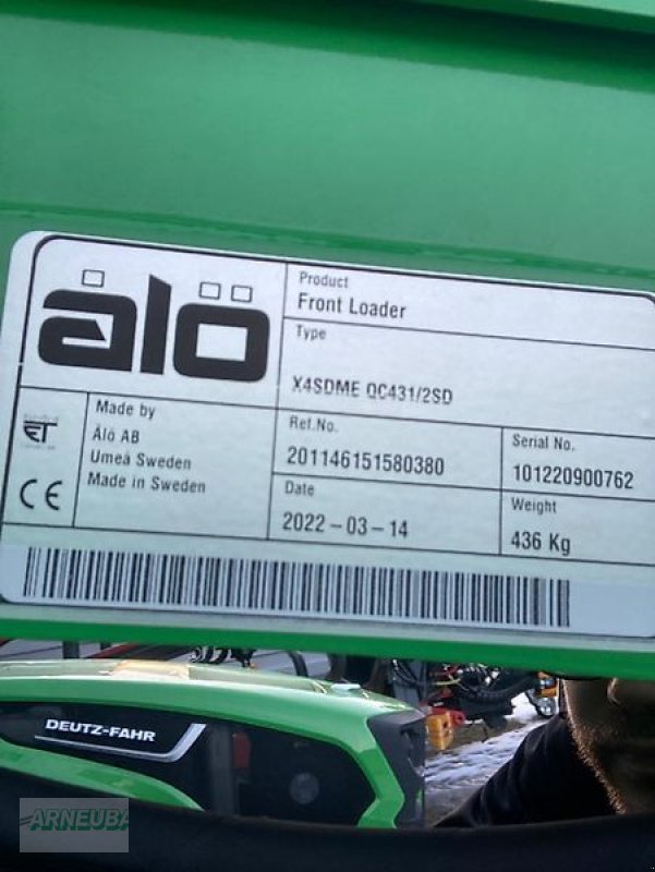 Traktor типа Deutz-Fahr 5115 GS, Gebrauchtmaschine в Schlettau (Фотография 17)