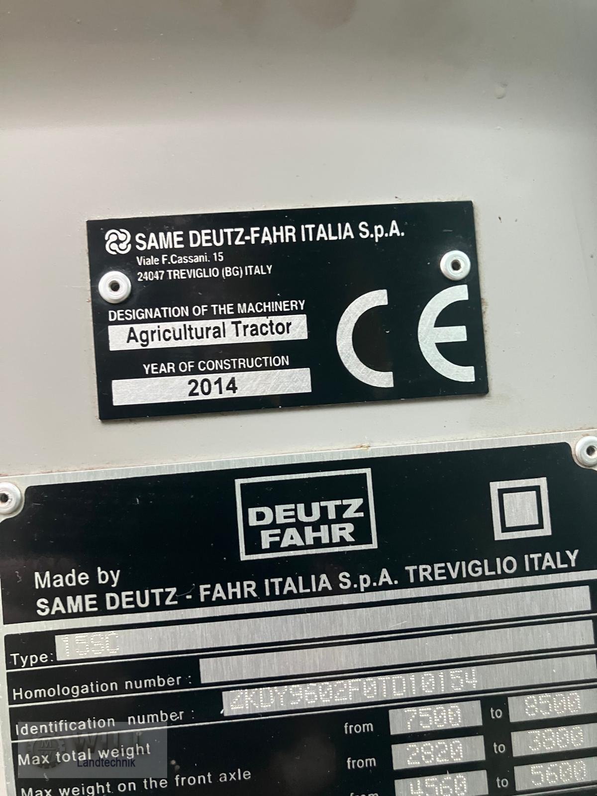 Traktor типа Deutz-Fahr 5120 TTV, Gebrauchtmaschine в Rudendorf (Фотография 21)