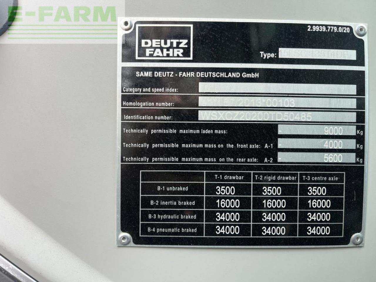 Traktor tip Deutz-Fahr 6140 TTV, Gebrauchtmaschine in Hamburg (Poză 9)