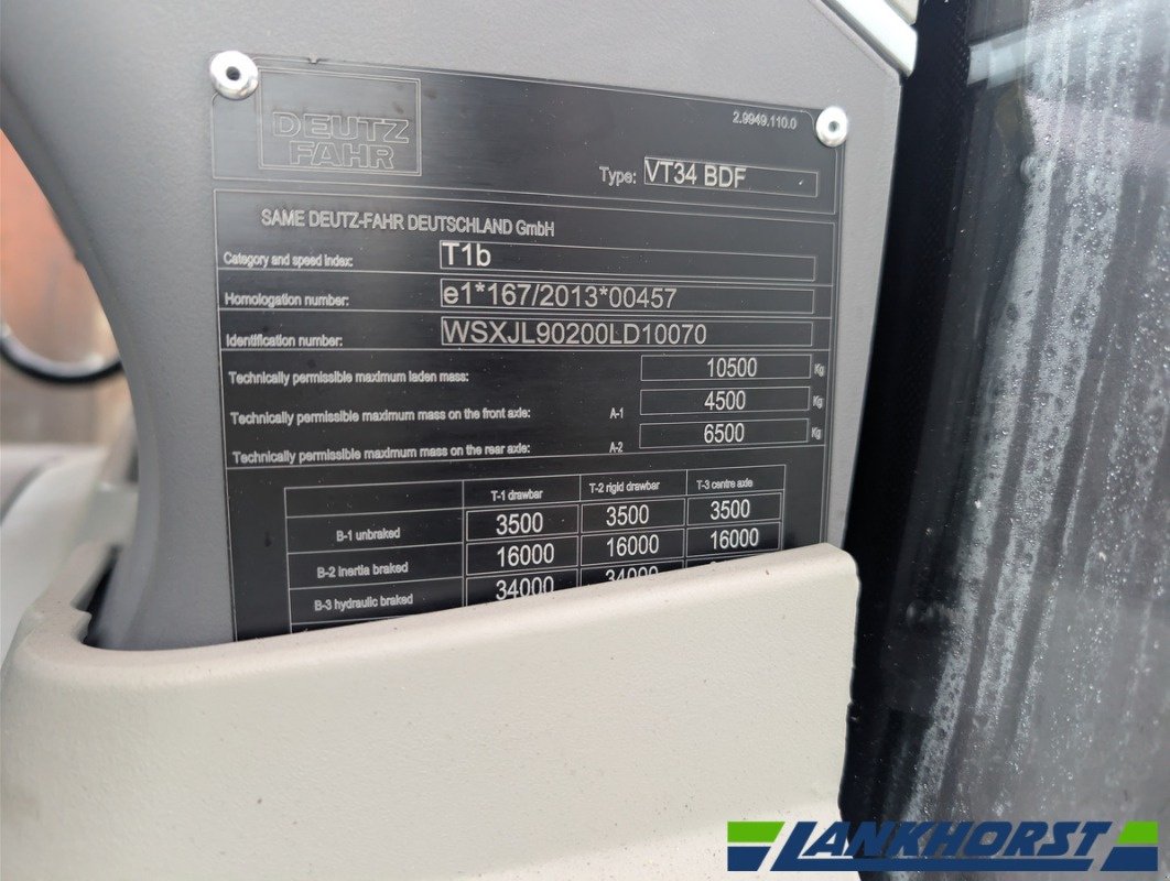 Traktor типа Deutz-Fahr 6140.4 RVSHIFT, Neumaschine в Neuenhaus (Фотография 21)