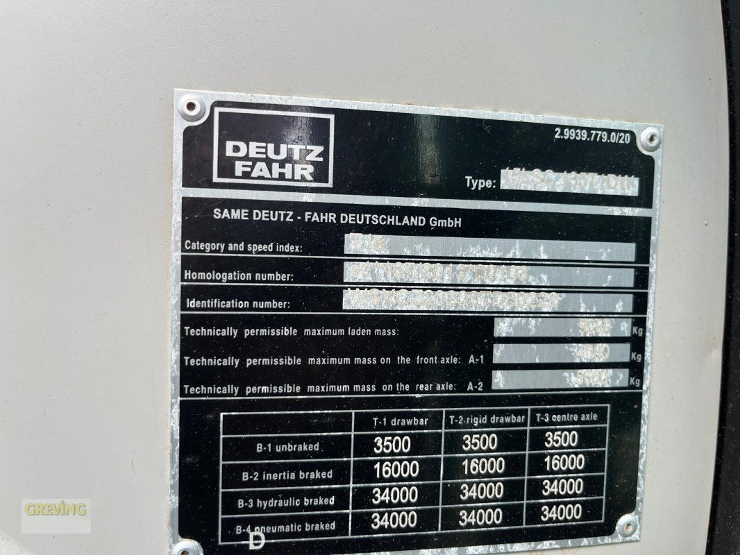 Traktor of the type Deutz-Fahr 6140TTV, Gebrauchtmaschine in Ahaus (Picture 14)