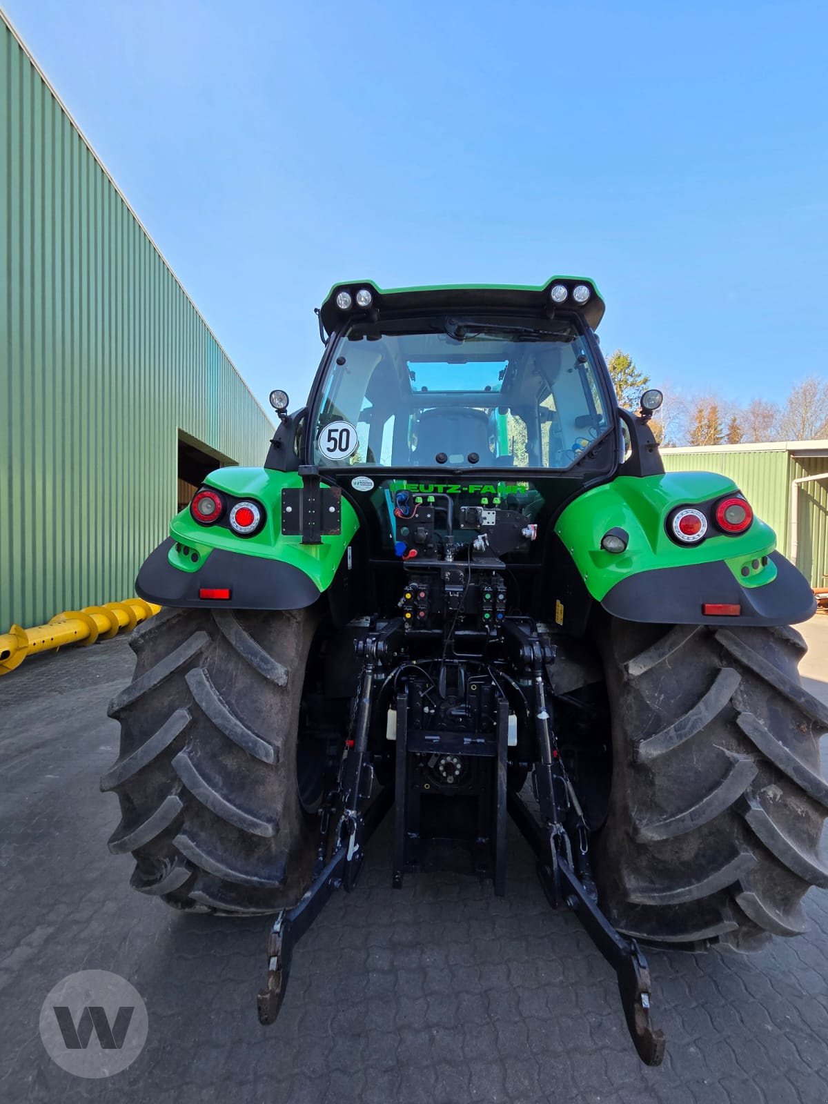 Traktor des Typs Deutz-Fahr 6155 Powershift , Gebrauchtmaschine in Börm (Bild 2)