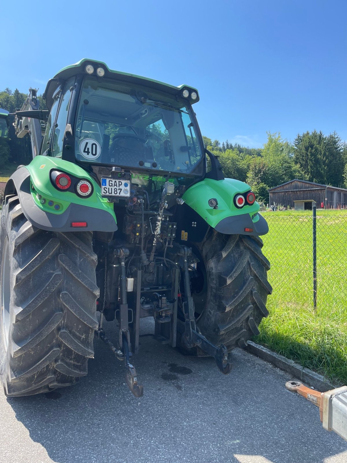 Traktor του τύπου Deutz-Fahr 6155 RC Shift, Gebrauchtmaschine σε Großweil (Φωτογραφία 4)