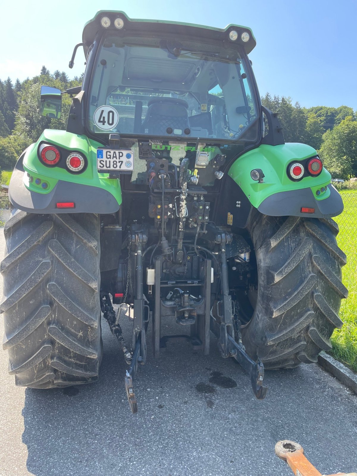 Traktor του τύπου Deutz-Fahr 6155 RC Shift, Gebrauchtmaschine σε Großweil (Φωτογραφία 5)