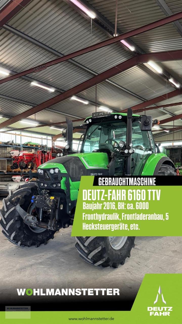 Traktor του τύπου Deutz-Fahr 6160 TTV AGROTRON, Gebrauchtmaschine σε Unterdietfurt (Φωτογραφία 1)