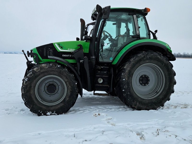 Traktor van het type Deutz-Fahr 6160 TTV + FZ 50 Stoll Frontlader, Gebrauchtmaschine in Erding / Eichenkofen (Foto 1)