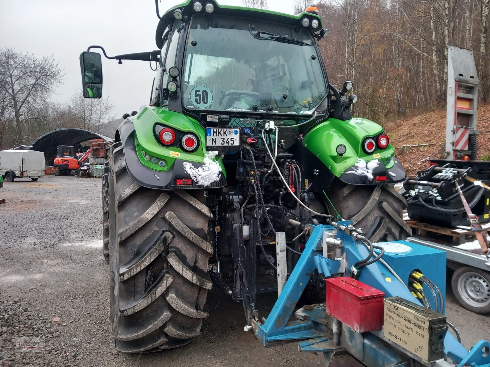 Traktor typu Deutz-Fahr 6160 TTV Warrior, Gebrauchtmaschine v Steinfeld (Obrázek 4)
