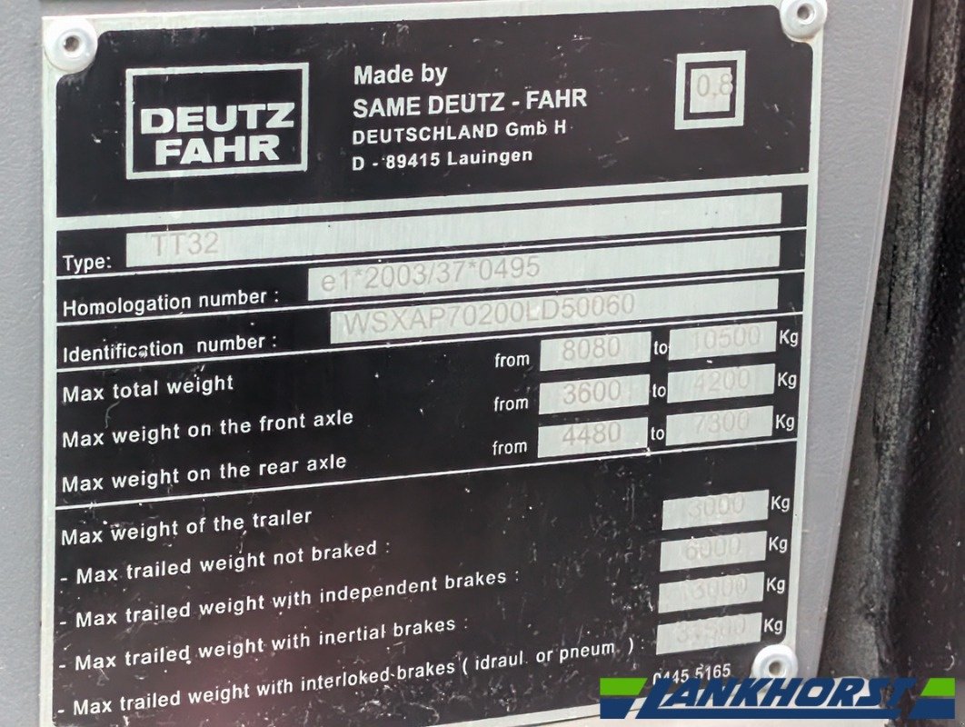 Traktor typu Deutz-Fahr 6160.4 CSHIFT, Gebrauchtmaschine v Emsbüren (Obrázek 27)