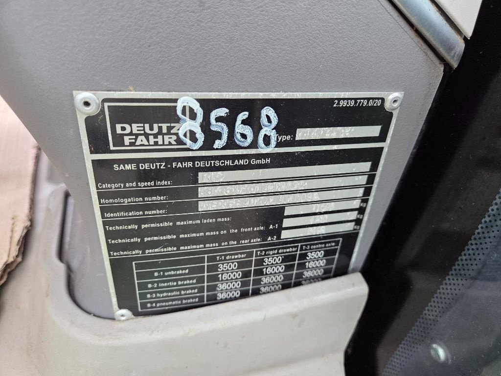 Traktor του τύπου Deutz-Fahr 6165 AGROTRON TTV, Gebrauchtmaschine σε MAYENNE (Φωτογραφία 7)