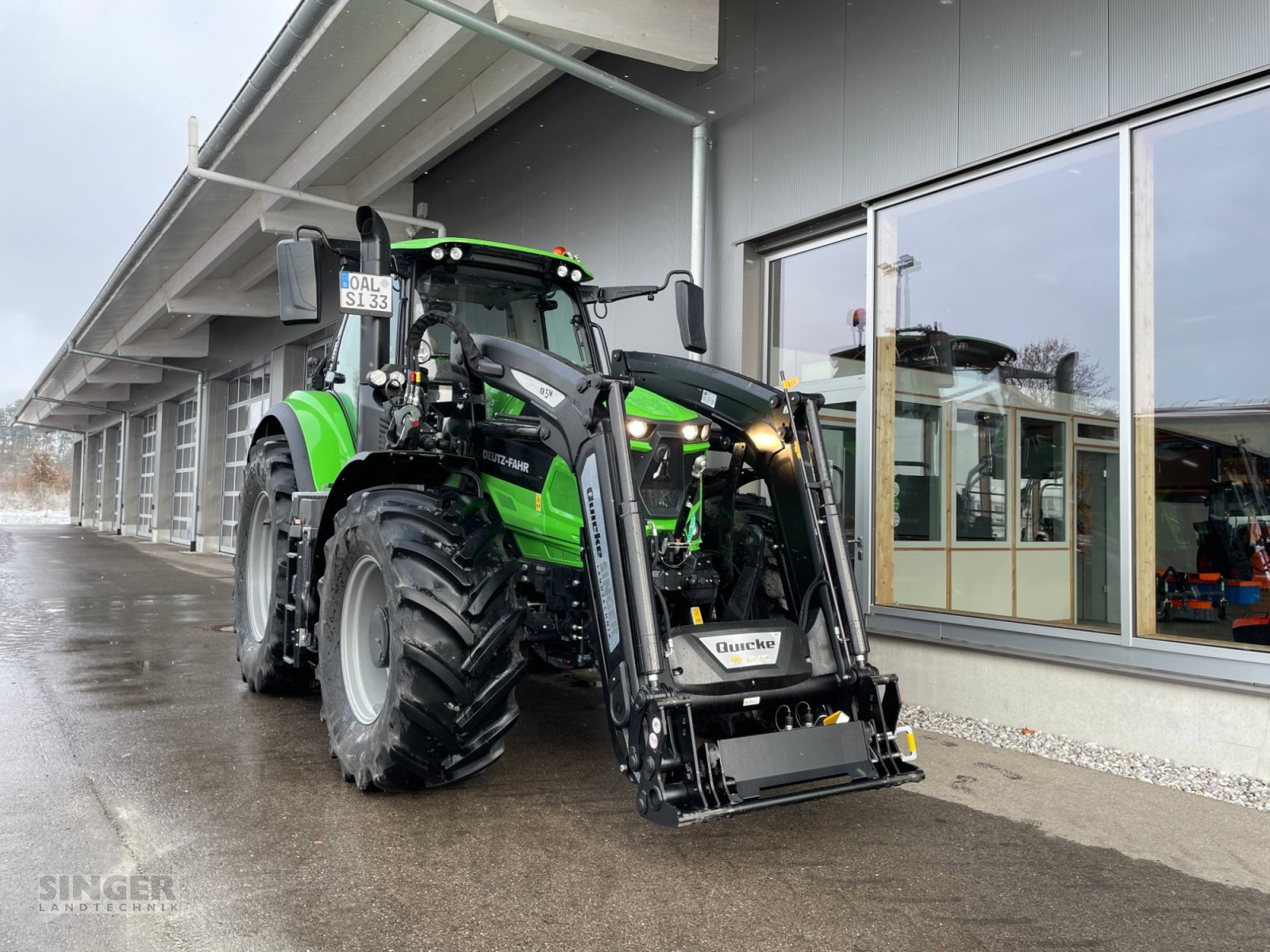 Traktor του τύπου Deutz-Fahr 6170.4 TTV mit Quicke Frontlader, Neumaschine σε Ebenhofen (Φωτογραφία 6)