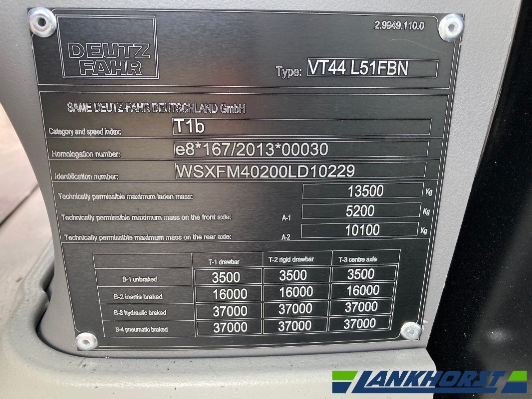 Traktor of the type Deutz-Fahr 6180 TTV M-GREEN-WARRIOR, Neumaschine in Emsbüren (Picture 17)