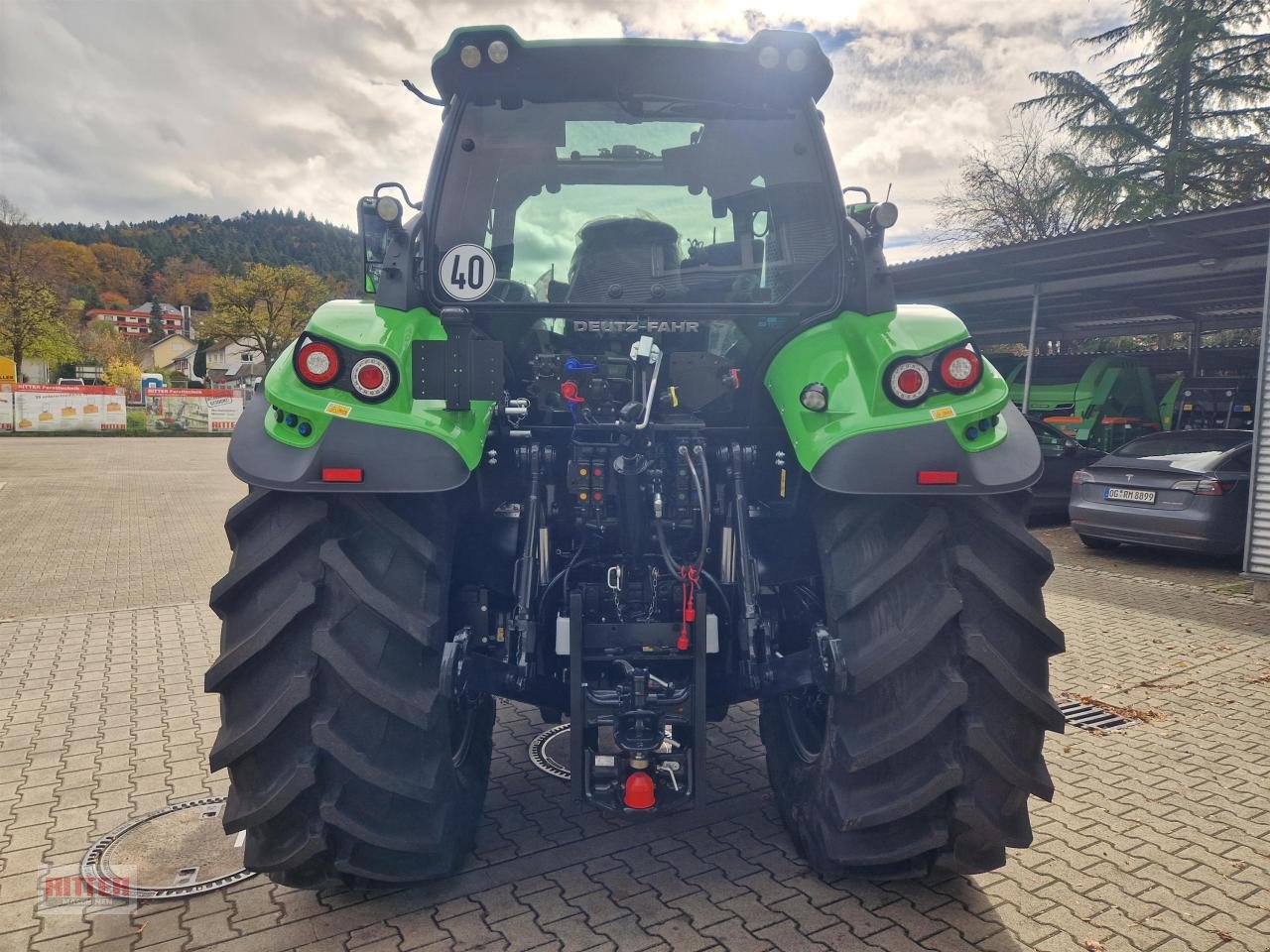 Traktor of the type Deutz-Fahr 6180 TTV, Neumaschine in Zell a. H. (Picture 4)