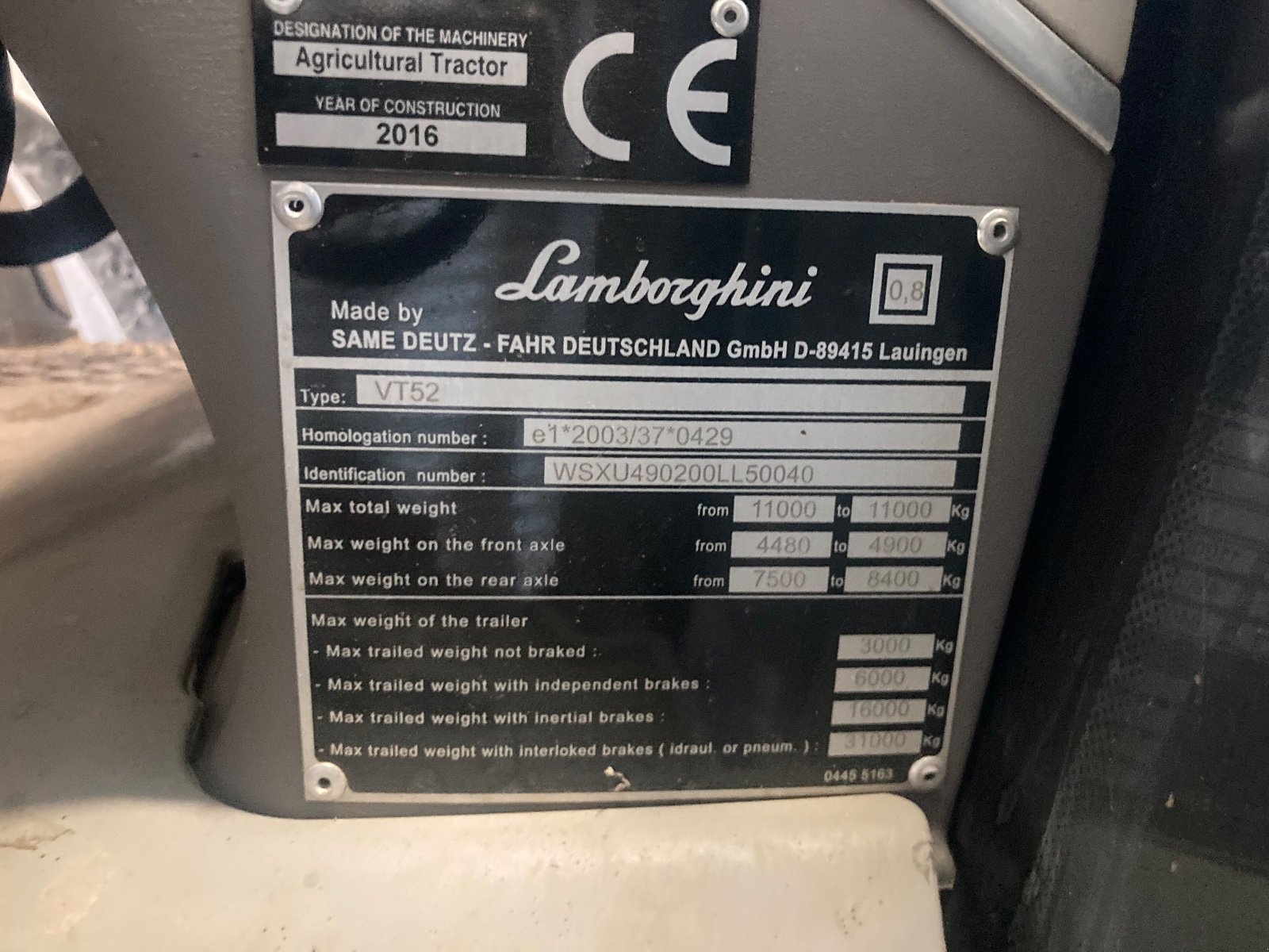 Traktor типа Deutz-Fahr 6180 TTV, Gebrauchtmaschine в Wittelshofen (Фотография 5)