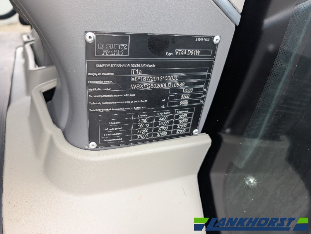 Traktor typu Deutz-Fahr 6185 TTV BLACK-WARRIOR MS, Neumaschine v Klein Berßen (Obrázek 23)