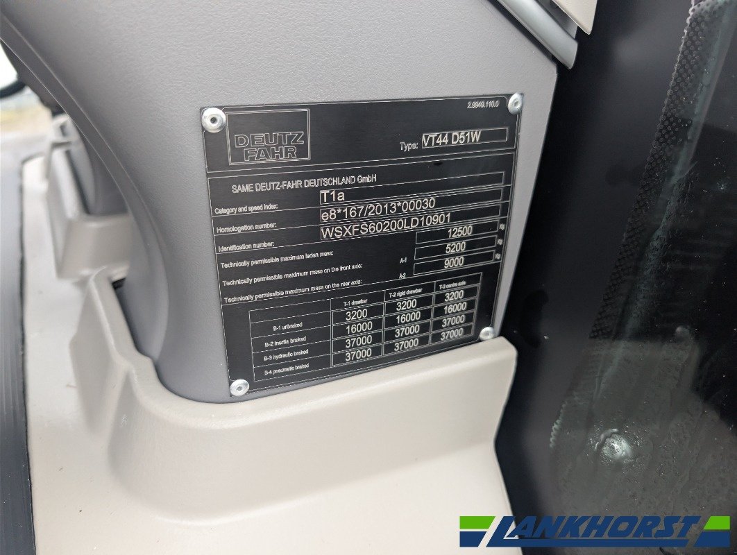 Traktor a típus Deutz-Fahr 6185 TTV HD BLACK-WARRIOR, Neumaschine ekkor: Friesoythe-Thüle (Kép 20)