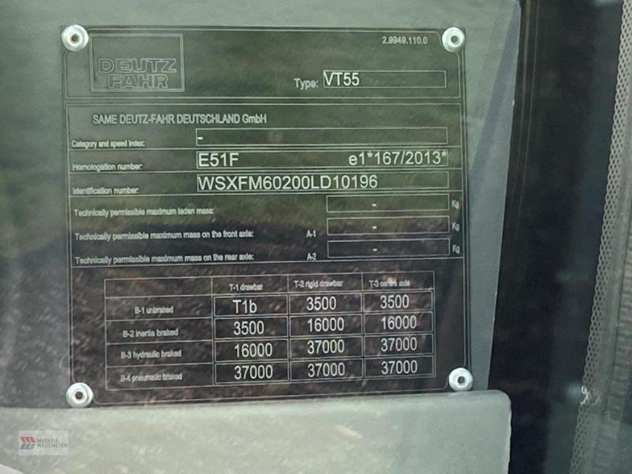 Traktor a típus Deutz-Fahr 6190 TTV AGROTRON, Gebrauchtmaschine ekkor: Oyten (Kép 5)