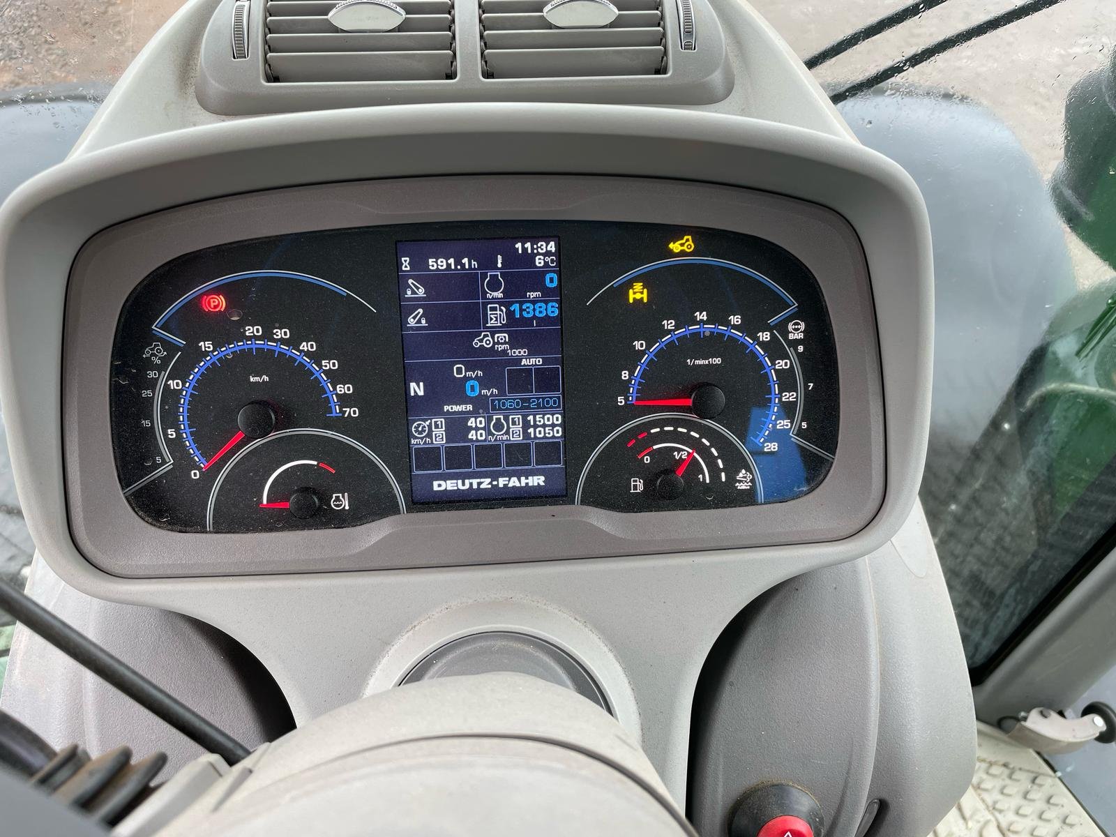 Traktor типа Deutz-Fahr 6190 TTV, Gebrauchtmaschine в Dannstadt-Schauernheim (Фотография 10)