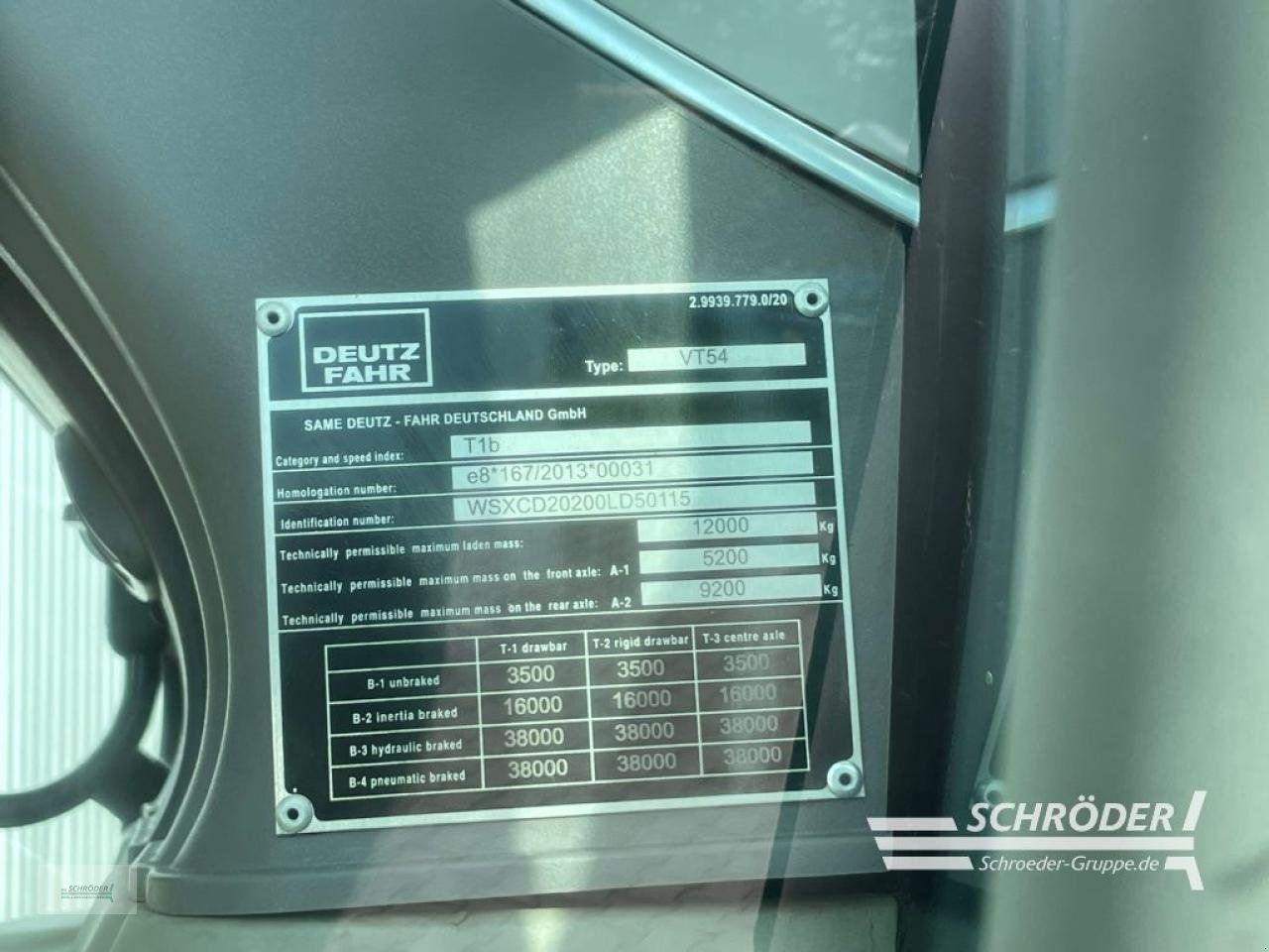 Traktor типа Deutz-Fahr 6215 TTV + RTK, Gebrauchtmaschine в Wildeshausen (Фотография 18)