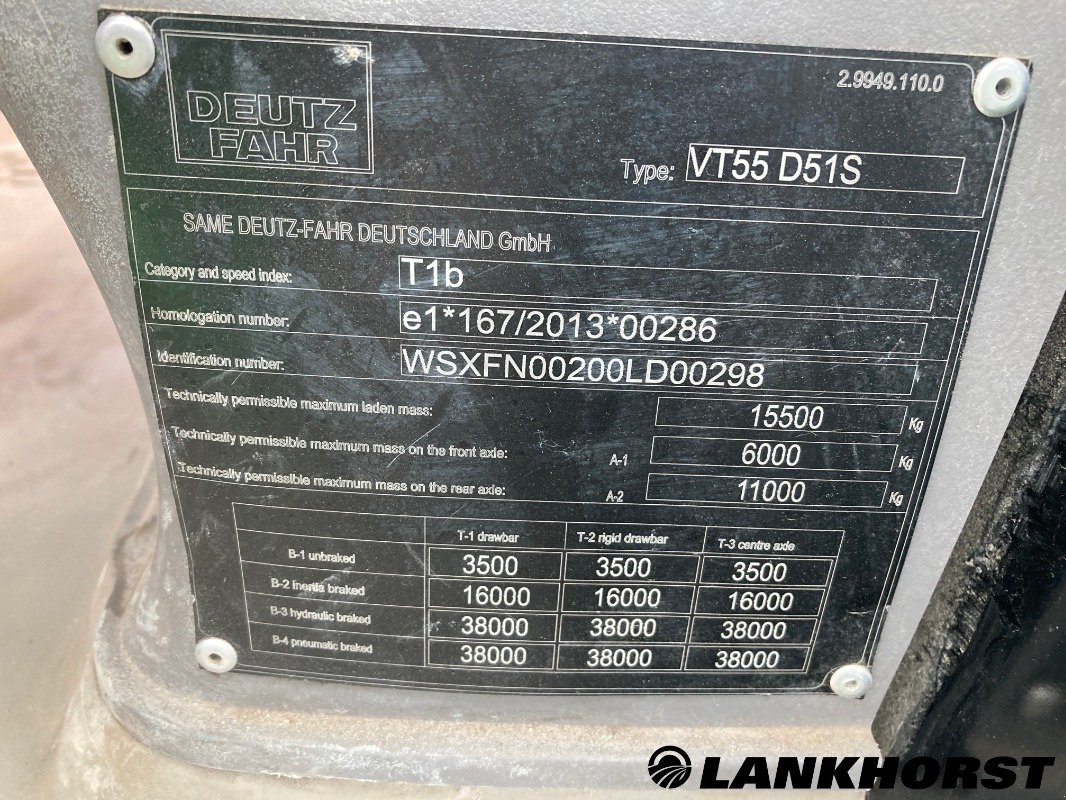 Traktor tip Deutz-Fahr 7250 TTV GREEN-WARR., Gebrauchtmaschine in Emsbüren (Poză 25)