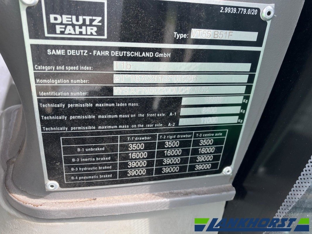 Traktor typu Deutz-Fahr 8280 TTV, Gebrauchtmaschine w Friesoythe-Thüle (Zdjęcie 18)