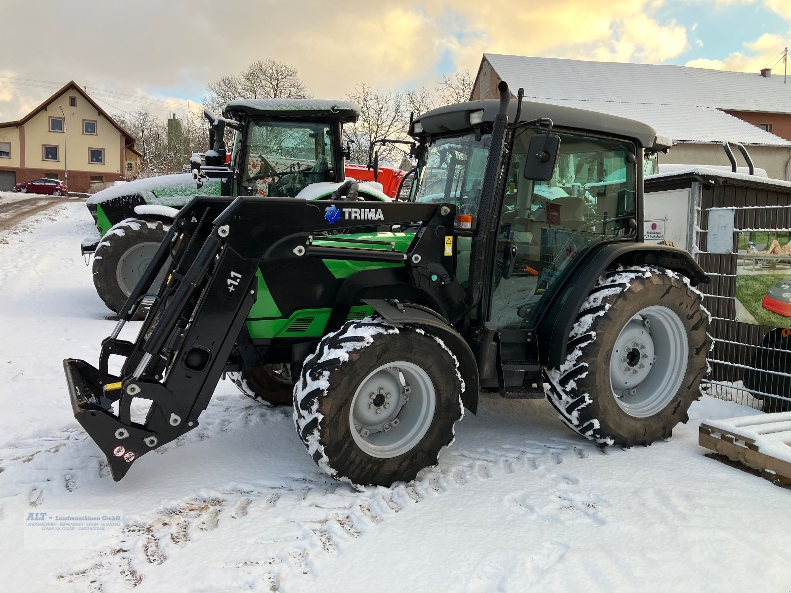 Traktor van het type Deutz-Fahr Agroplus 320 Ecoline, Gebrauchtmaschine in Eppelborn (Foto 1)