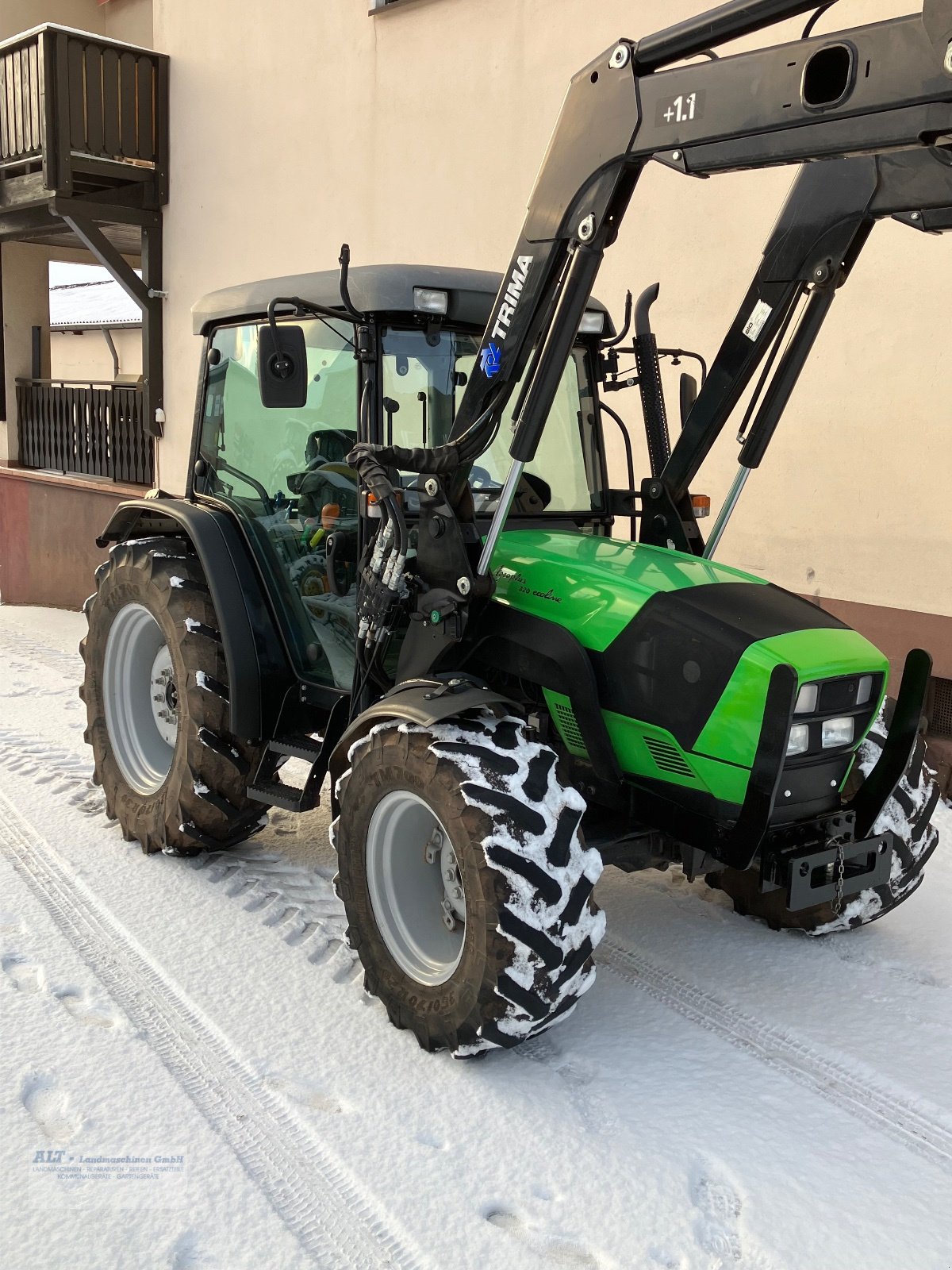 Traktor van het type Deutz-Fahr Agroplus 320 Ecoline, Gebrauchtmaschine in Eppelborn (Foto 7)
