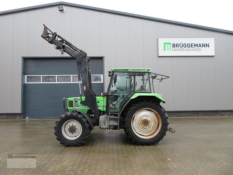 Traktor typu Deutz-Fahr AgroPrima 4.51, 40 Km/H,Industriefrontlader, L+L Kriechganggetriebe, Gebrauchtmaschine v Meppen