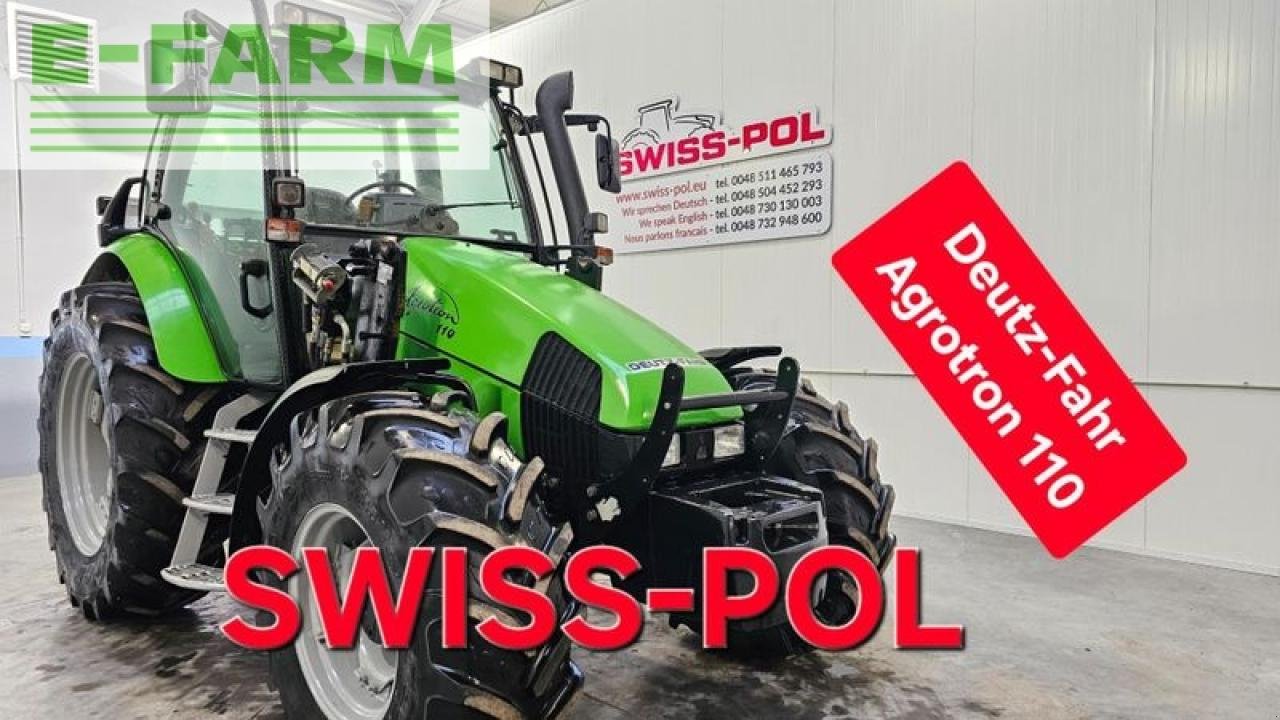 Traktor типа Deutz-Fahr agrotron 110, Gebrauchtmaschine в MORDY (Фотография 1)