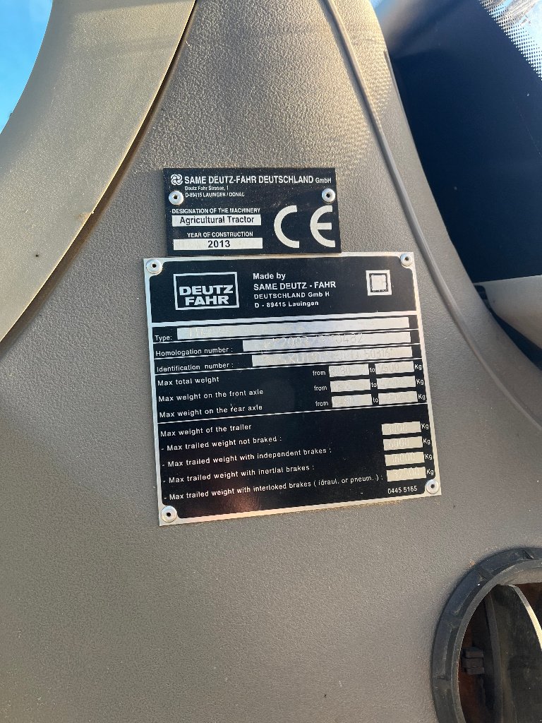 Traktor типа Deutz-Fahr AGROTRON 6150, Gebrauchtmaschine в VERT TOULON (Фотография 2)