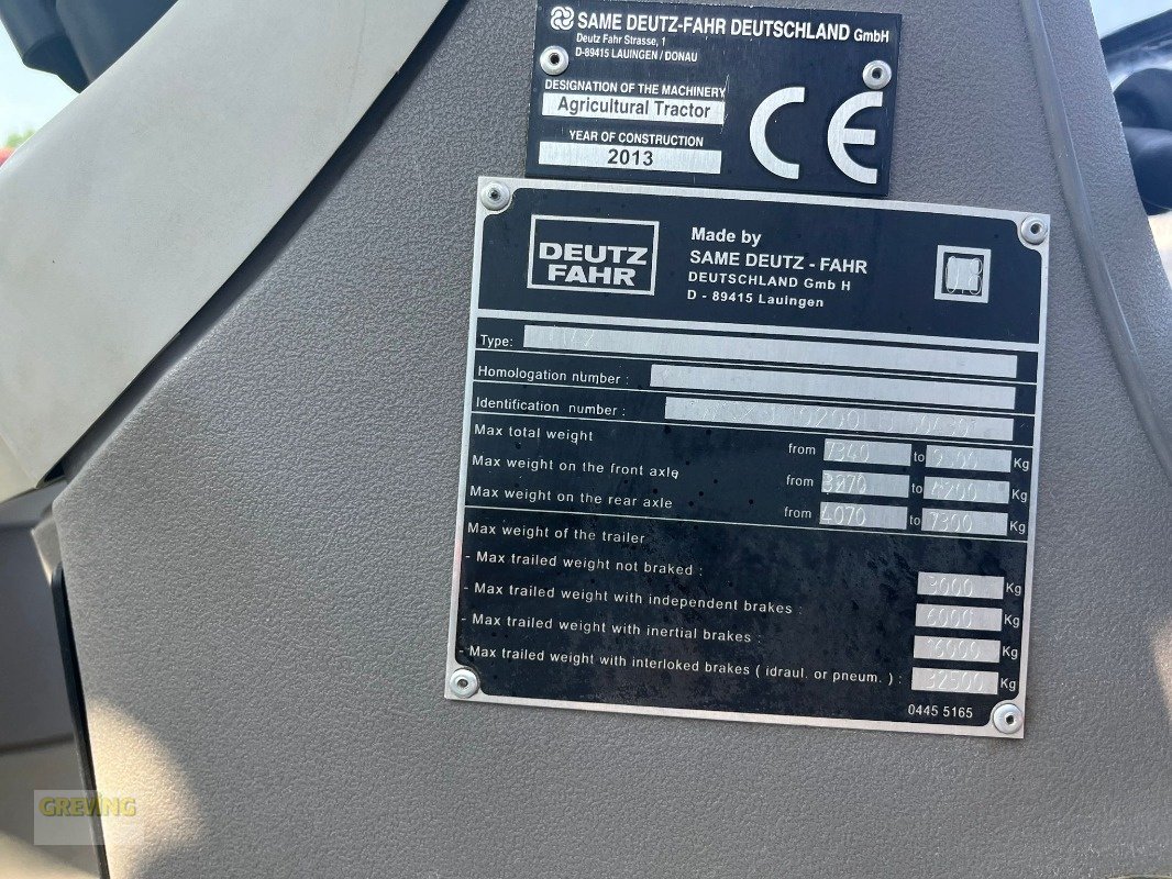 Traktor of the type Deutz-Fahr Agrotron 6150, Gebrauchtmaschine in Ahaus (Picture 15)