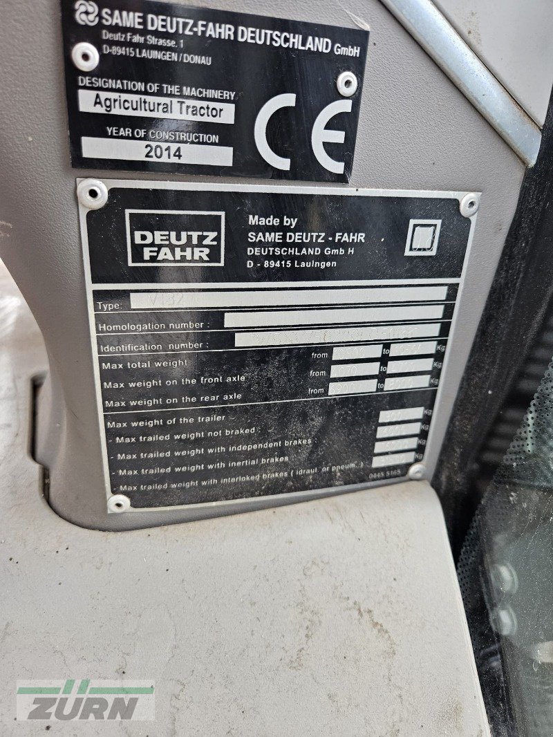 Traktor typu Deutz-Fahr Agrotron 6150.4 TTV reparaturb, Gebrauchtmaschine w Schöntal-Westernhausen (Zdjęcie 13)