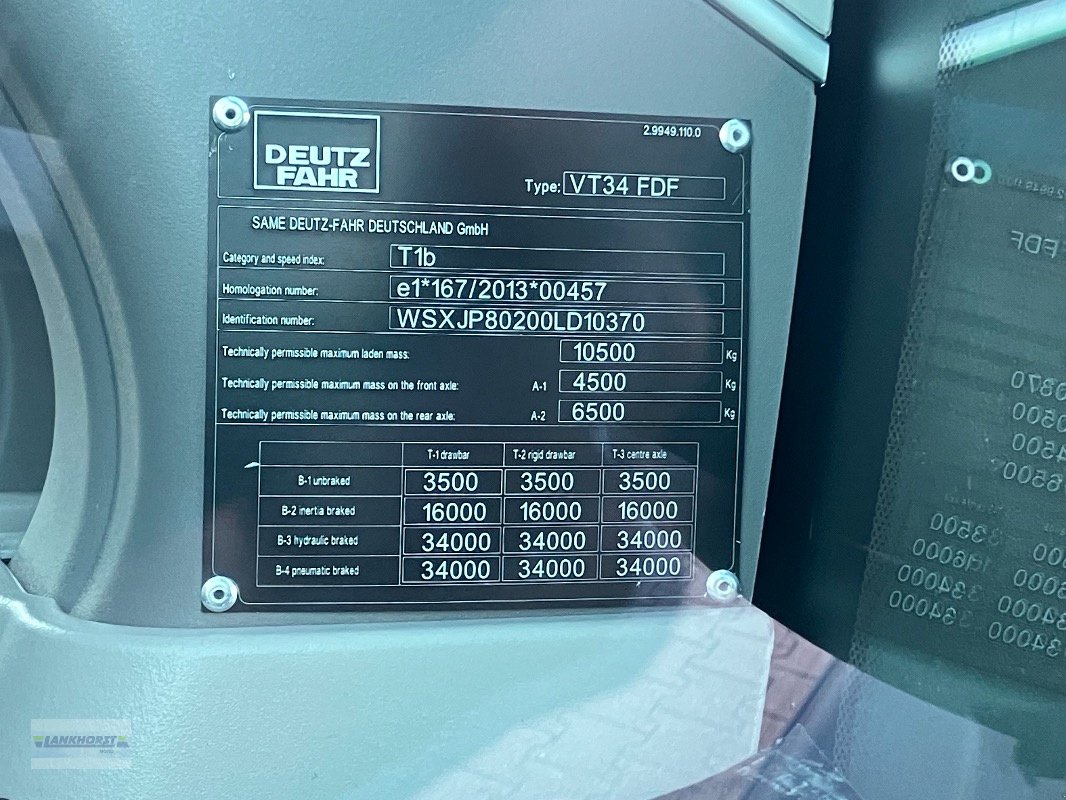 Traktor typu Deutz-Fahr AGROTRON 6150.4 TTV, Neumaschine v Aurich (Obrázok 20)