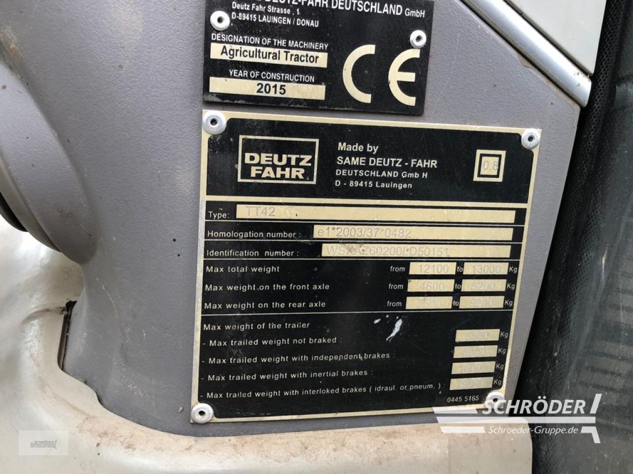 Traktor типа Deutz-Fahr AGROTRON 6210 C SHIFT, Gebrauchtmaschine в Wildeshausen (Фотография 20)