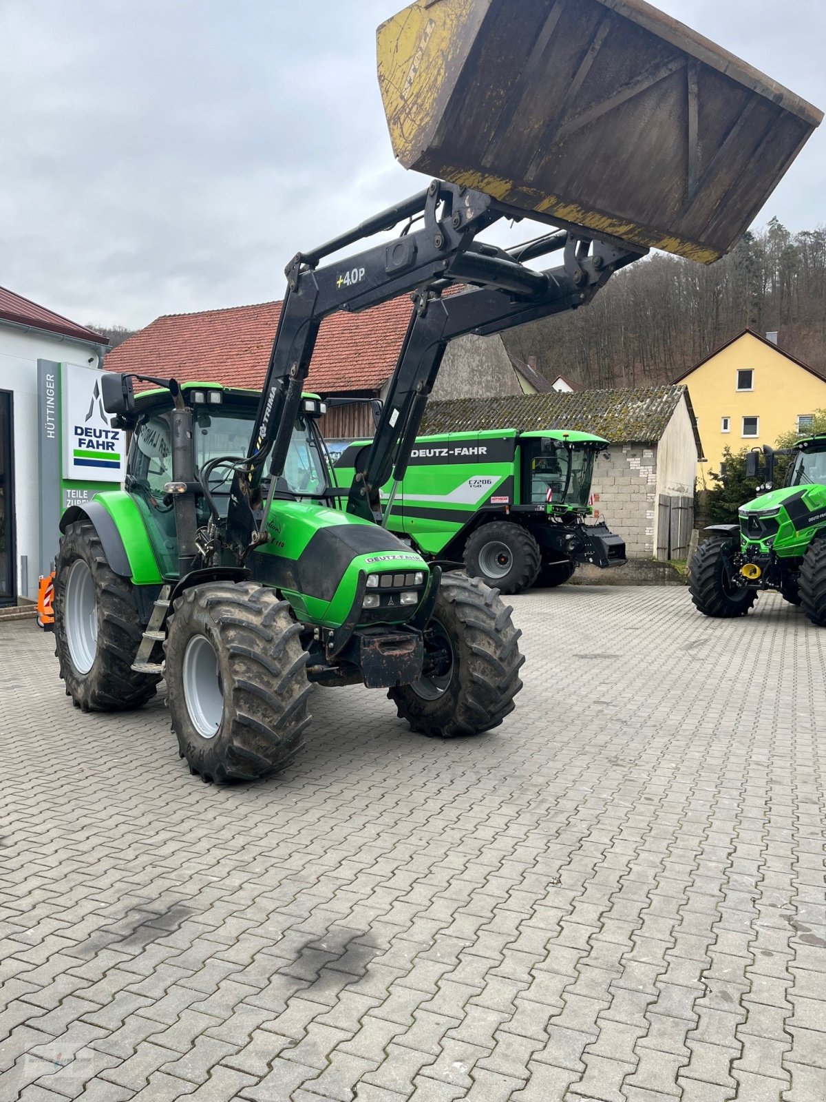 Traktor типа Deutz-Fahr Agrotron K 110 Profiline, Gebrauchtmaschine в Treuchtlingen (Фотография 4)