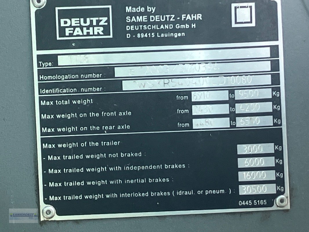 Traktor of the type Deutz-Fahr Agrotron M 410, Gebrauchtmaschine in Aurich (Picture 26)