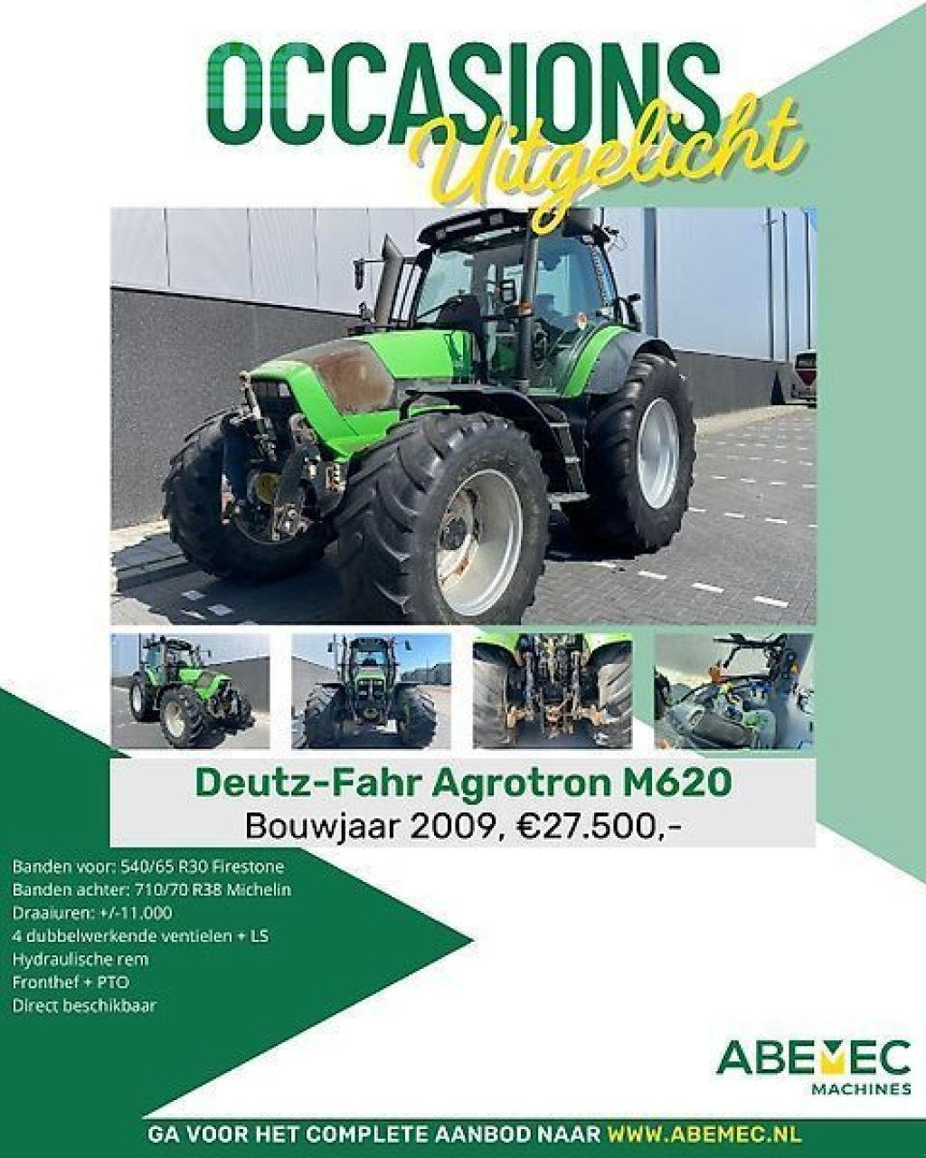 Traktor от тип Deutz-Fahr agrotron m620, Gebrauchtmaschine в gg VEGHEL (Снимка 13)