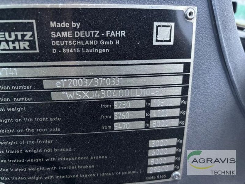 Traktor van het type Deutz-Fahr AGROTRON TTV 620, Gebrauchtmaschine in Barsinghausen-Göxe (Foto 29)