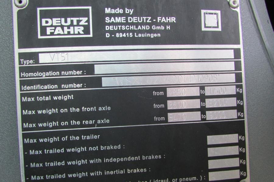 Traktor des Typs Deutz-Fahr AGROTRON TTV 630 - Nr.: 908, Gebrauchtmaschine in Regensburg (Bild 2)