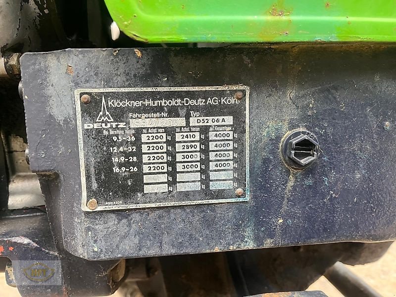 Traktor of the type Deutz-Fahr D 5206, Gebrauchtmaschine in Mühlhausen-Görmar (Picture 4)