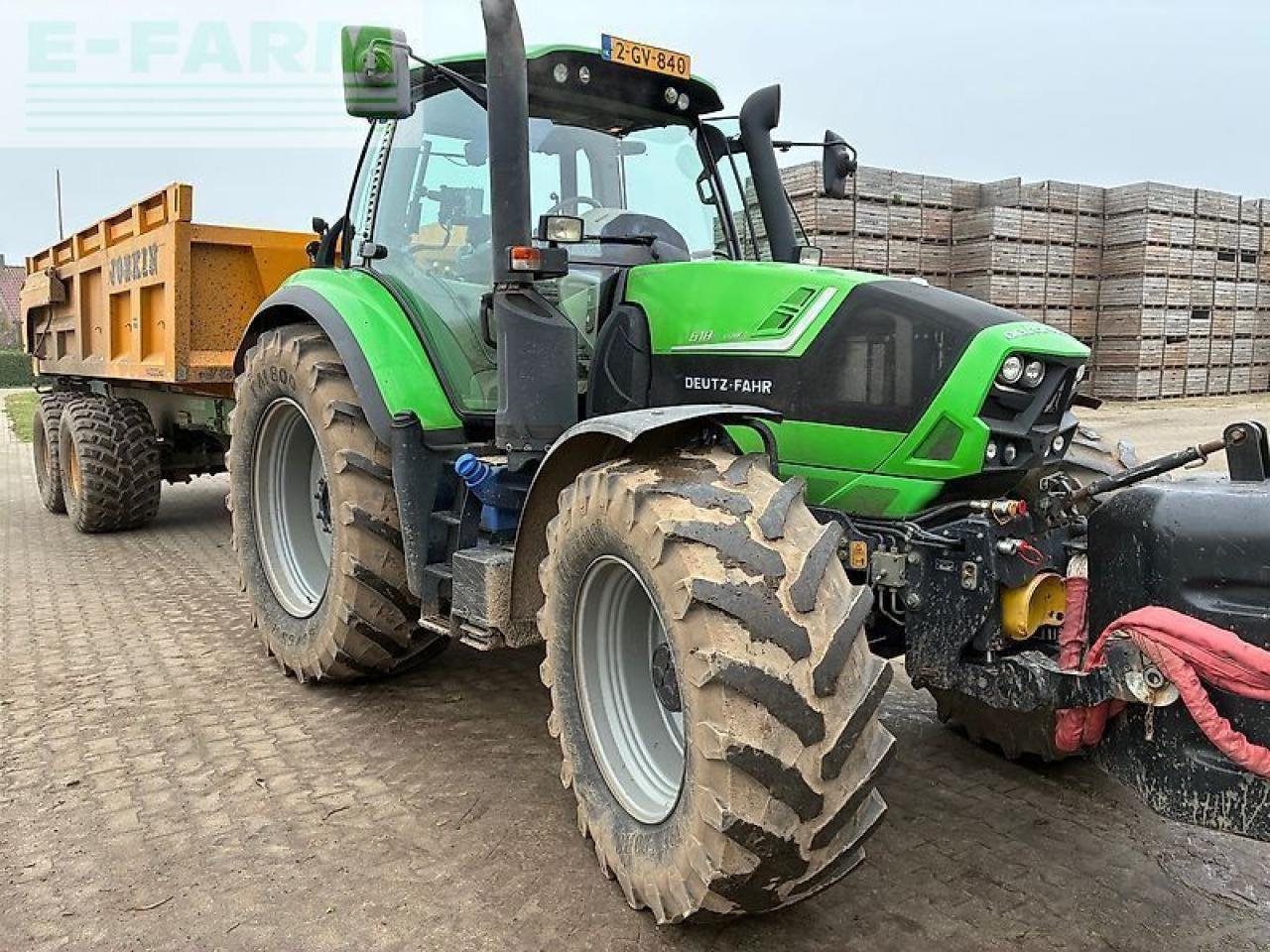 Traktor tip Deutz-Fahr deutz fahr 6180 c shift, Gebrauchtmaschine in gg VEGHEL (Poză 6)