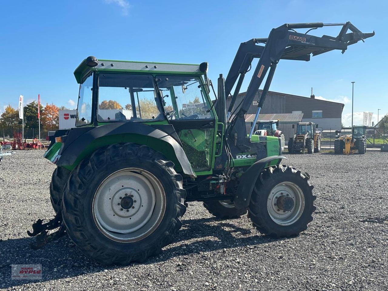 Traktor Türe ait Deutz-Fahr DX 4.50 mit Frontlader und Fronthydraulik, Gebrauchtmaschine içinde Steinheim (resim 5)